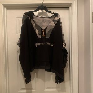 POL poncho style top. Size L. Very oversized.  New without tags. Never worn